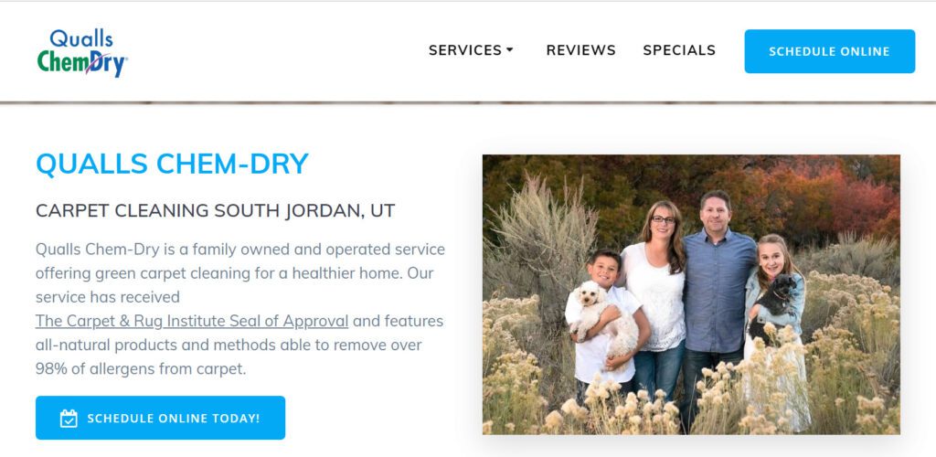 Qualls Chem Dry - South Jordan Utah